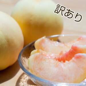 [2026年7月中旬より順次発送予定]岡山の桃 品種おまかせ『訳あり桃』 2kg箱(約6〜9玉入り)[配送不可地域:離島・北海道・沖縄県]