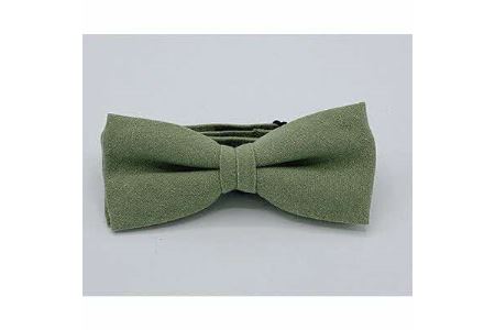 クラバットユキジ製 デニム蝶ネクタイ(ライトライムグリーン)_装飾品・工芸品 ネクタイ・ベルト 服飾小物 _