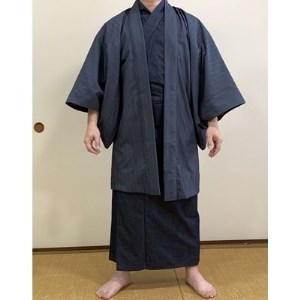 ネクタイ屋さんの技術で織り上げた ポリエステル製羽織_装飾品・工芸品 和服 _