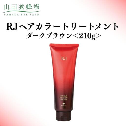 RJヘアカラートリートメント ダークブラウン 210g   【006-a119】