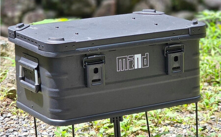 CUSTOM BASE BOX / ブラックカラー カスタムベースボックス ボックス アルミコンテナ コンテナ カスタマイズボックス