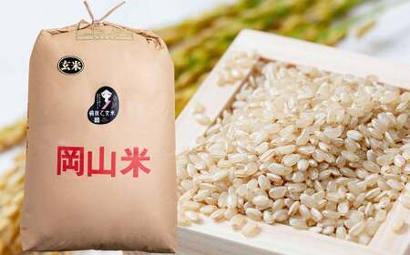備前乙女米 玄米 30kg×1袋【2026年10月下旬～2027年9月下旬迄発送予定】／ お米 米 おこめ こめ コメ ご飯 ライス モチモチ 石原果樹園 岡山県 美咲町