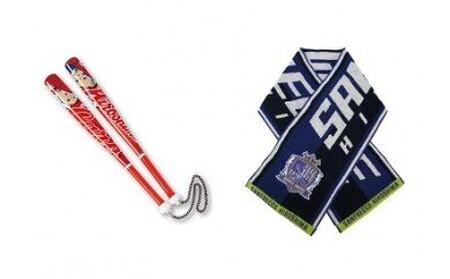 カープ・サンフレッチェ応援グッズ3点