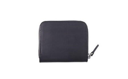 ＼年内発送／ミニマム財布栃木アースレザー / 黒 L008