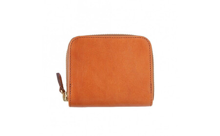 ＼年内発送／ミニマム財布栃木レザーWコガシ/淡茶 L008