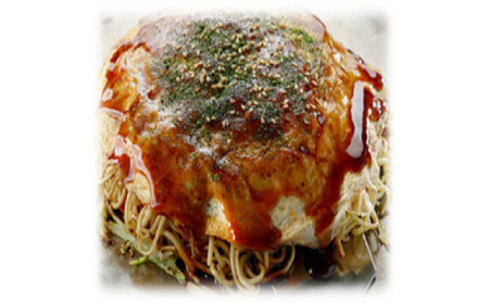 広島のお好み焼き（そば入り）1枚