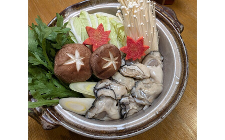 カキ鍋セット2人用から3人用広島県産500g野菜味噌だし付