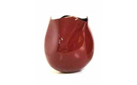 両口酒器「えくぼ」(赤)