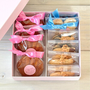 猫モチーフの焼菓子アソートM