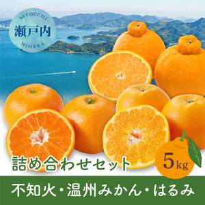 [先行受付]瀬戸内 旬の柑橘詰め合わせ 約5kg 白鷺農園[2025年2月下旬-4月上旬頃出荷]温州ミカン ハルミ. 不知火 デコポン と同品種 柑橘 フルーツ 果物 はるみ みかん しらぬい デコポン 贈答 164004