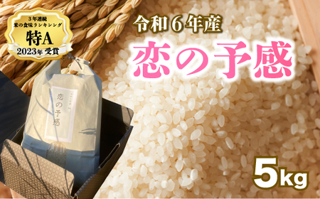 [令和6年産]恋の予感 白米5kg お米 米 精米 ごはん ご飯 広島県 三原市 187001