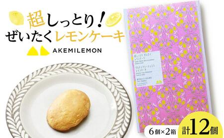 お菓子 レモンケーキ12個(6個入×2箱) ギフト 個包装 スイーツ ケーキ 焼き菓子