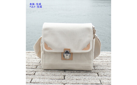 [生成]帆布ショルダー[魁(B5)] [尾道 帆布鞄 彩工房]