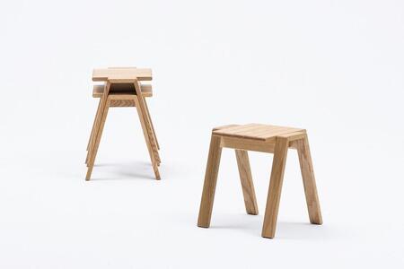 わかばかぐ kitoki 小泉誠デザイン WK49.stacking stool(スタッキングスツール)