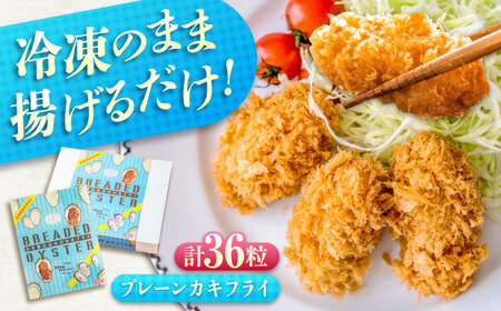 [スピード発送]冷凍牡蠣フライ プレーン36粒 牡蠣[BACG008]