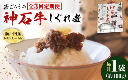 [全3回定期便]神石しぐれ煮 100g×1袋 [BAEC028]しぐれ煮