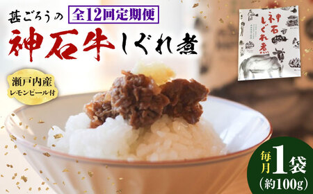 【全12回定期便】神石しぐれ煮 100g×1袋 [BAEC030]しぐれ煮