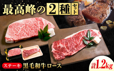 【食べ比べ】神石牛ロースステーキ 200g×2枚＋高原黒牛ロースステーキ 200g×4枚[BACT031] ロースステーキ ロースステーキ ロースステーキ ロースステーキ ロースステーキ