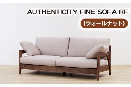 No.866-06 (ウォールナット)AUTHENTICITY FINE SOFA RF PU(パープル)