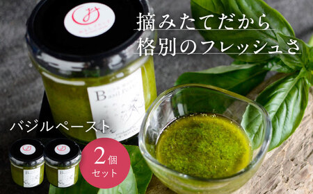 【先行予約】【2026年6月中旬頃から順次発送】 バジルペースト ２個セット ＜数量限定100セット＞ 摘みたて バジル フレッシュ 生ペースト 三次市 / Atelier＋BOTANICAL[APCX001]