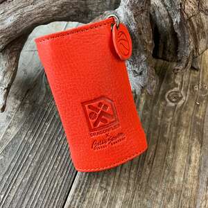 [広島ドラゴンフライズ×ベルズスクエア]コラボ 東広島産鹿革使用☆5連キーケース カードも収納OK!大きめサイズで収納◎