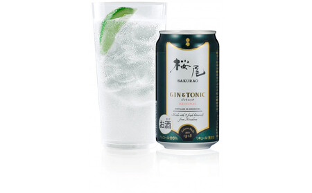 サクラオ ジントニック オリジナル 350mlx24
