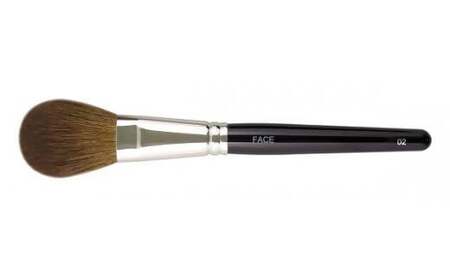 熊野化粧筆 フェイスパウダー筆【メイクブラシ 化粧筆 フェイスブラシ パウダー 仕上げ 立体感 透明感 ツヤ感 化粧 メイク コスメ 美容 熊野筆 伝統工芸 職人技 高級筆 】