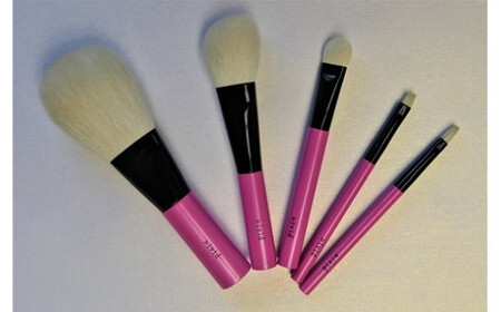 熊野化粧筆 vivid (ヴィヴィッド)[メイクブラシ 化粧筆 フェイスブラシ チークブラシ アイシャドウブラシ 熊野筆 伝統工芸 職人技 高級筆 セット ギフト 贈り物] 14-13