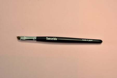 熊野化粧筆 アイブロウブラシ LB6S 毛丈:ショート[メイクブラシ 化粧筆 アイブロウブラシ 眉毛 眉 アイブロウ パウダーアイブロウ アイメイク 目元 美眉 ナチュラル 熊野筆 伝統工芸 職人技 高級筆 ] 21-14