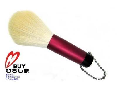 熊野化粧筆 洗顔ブラシ 赤 特許取得・抗菌加工[洗顔ブラシ 洗顔料 泡 濃密泡 敏感肌 美肌 抗菌 特許 熊野筆 伝統工芸 職人技 高級 手作り お手入れ] 22-16