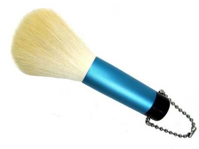 熊野化粧筆 洗顔ブラシ 水色 特許取得・抗菌加工[洗顔ブラシ 洗顔料 泡 濃密泡 敏感肌 美肌 抗菌 特許 熊野筆 伝統工芸 職人技 高級 手作り お手入れ] 22-18