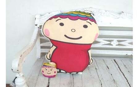 熊野町観光大使「ふでりん」 クッション・コインパースセット[熊野 広島 熊野町 キャラクター グッズ ゆるキャラ 贈り物 ギフト プレゼント] 47-1