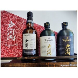 ジャパニーズウイスキー戸河内3本セット(シングルモルト、PREMIUM、PEATEDCASK)