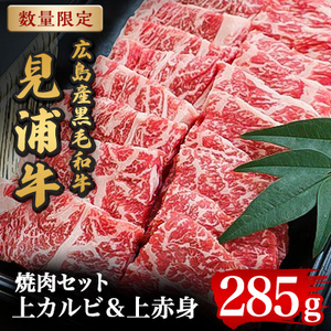 広島産黒毛和牛 「見浦牛」の焼肉セット(285g)[配送不可地域:離島]