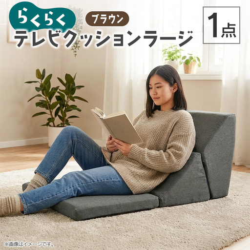 らくらくテレビクッションラージ（ブラウン）_NI040_032