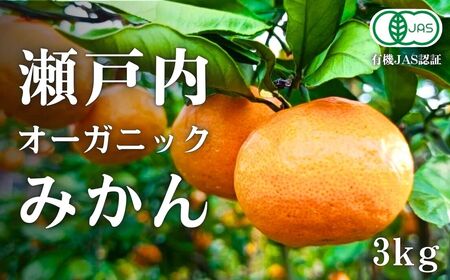 [今期分出荷開始] オーガニックみかん 3kg (30~40個程度) 国産 有機JAS認証 瀬戸内 広島 大崎上島 離島 有機栽培 柑橘 果物 オーガニック フルーツ ギフト 防腐剤不使用 ワックス不使用 無添加 安全 安心 送料無料 産地直送 中原観光農園