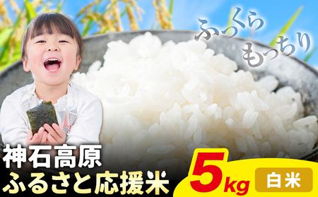 令和7年産 米 5kg 白米 お米 5キロ 神石高原応援米[10月上旬-12月上旬頃出荷予定(土日除く)]こめ コメ 国産 おにぎり 弁当 ツヤ
