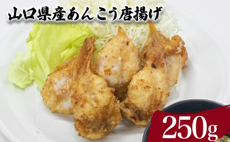 山口県産 あんこう 唐揚げ 250g ( 鮮魚 魚介 海鮮 鮟鱇 海の幸 加工品 惣菜 お手軽 便利 簡単調理 揚げるだけ おかず ごはんのお供 ご飯 お米 夕食 おやつ おつまみ 酒 ビール ) 下関 山口