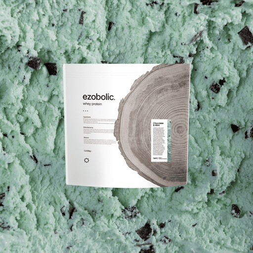 [定期便3回]チョコミント風味 EZOBOLIC プロテイン 1kg