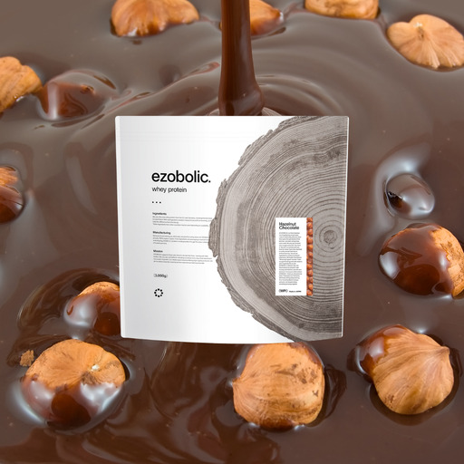 [定期便3回]WPIヘーゼルナッツ風味 EZOBOLIC プロテイン 1kg プロテイン LG