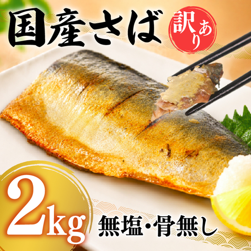 【7営業日以内発送】 訳あり さば フィーレ 2kg さば NV