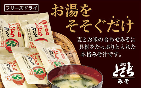 とくぢ味噌フリーズドライみそ汁(合わせ)30ヶ入
