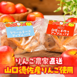 山口・徳佐 林檎の樹ららのアップルパイセット(2種類 各4個 合計8個入)