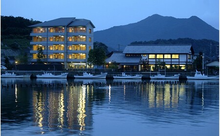 [352047000274]宿泊 山口 萩八景雁嶋別荘 1泊2食付 ペア 宿泊券 旅行 旅館 高級 チケット 観光 ホテル