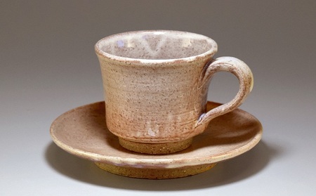 萩焼 コーヒーカップ(朝顔 ティーカップ )|HG000337