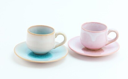 [萩焼]ソラモモ ペア珈琲器|HG000475