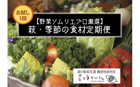 野菜ソムリエプロselect/萩・季節の食材セット お試し1回コース|HG000601