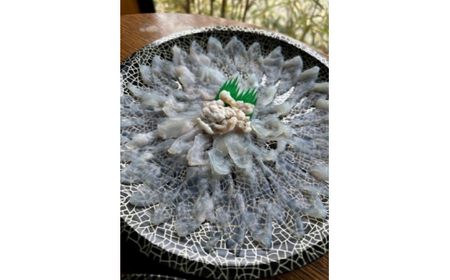 ふぐ 刺身 炙り セット 桜ふぐ 豪華2枚 セット (2〜3人前) 割烹千代 萩 フグ 魚|HG001015