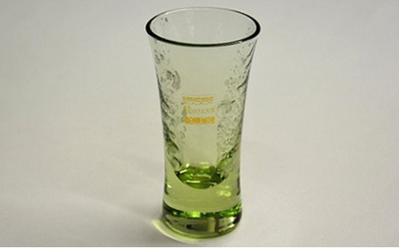 萩ガラス 玄武岩銀箔入りぐい飲み2個セット|HG000286
