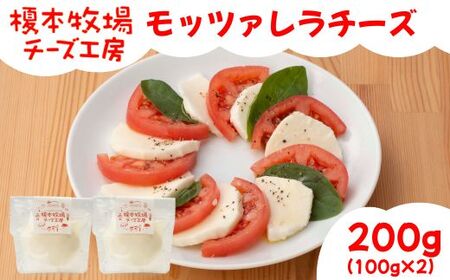 モッツァレラチーズ 200g (100g×2)[榎本牧場チーズ工房]